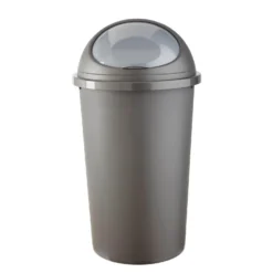 None 50L Bullet Bin Platinum And Silver