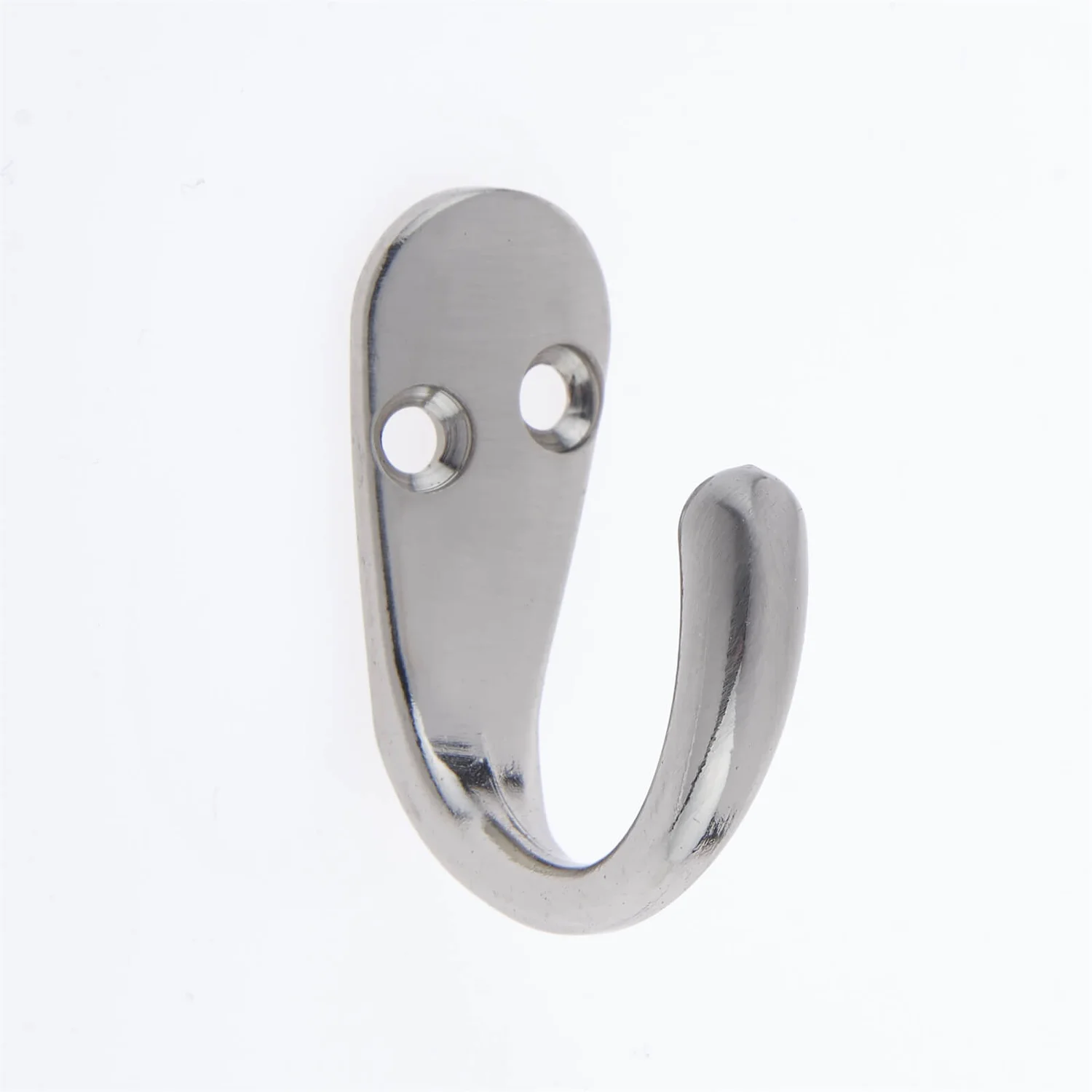 Basic Single Robe Hook - Satin Nickel