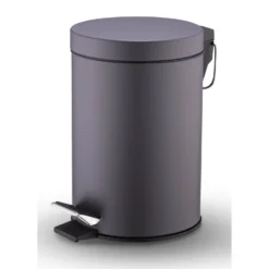 None Bathroom Bin 3L - Charcoal Grey