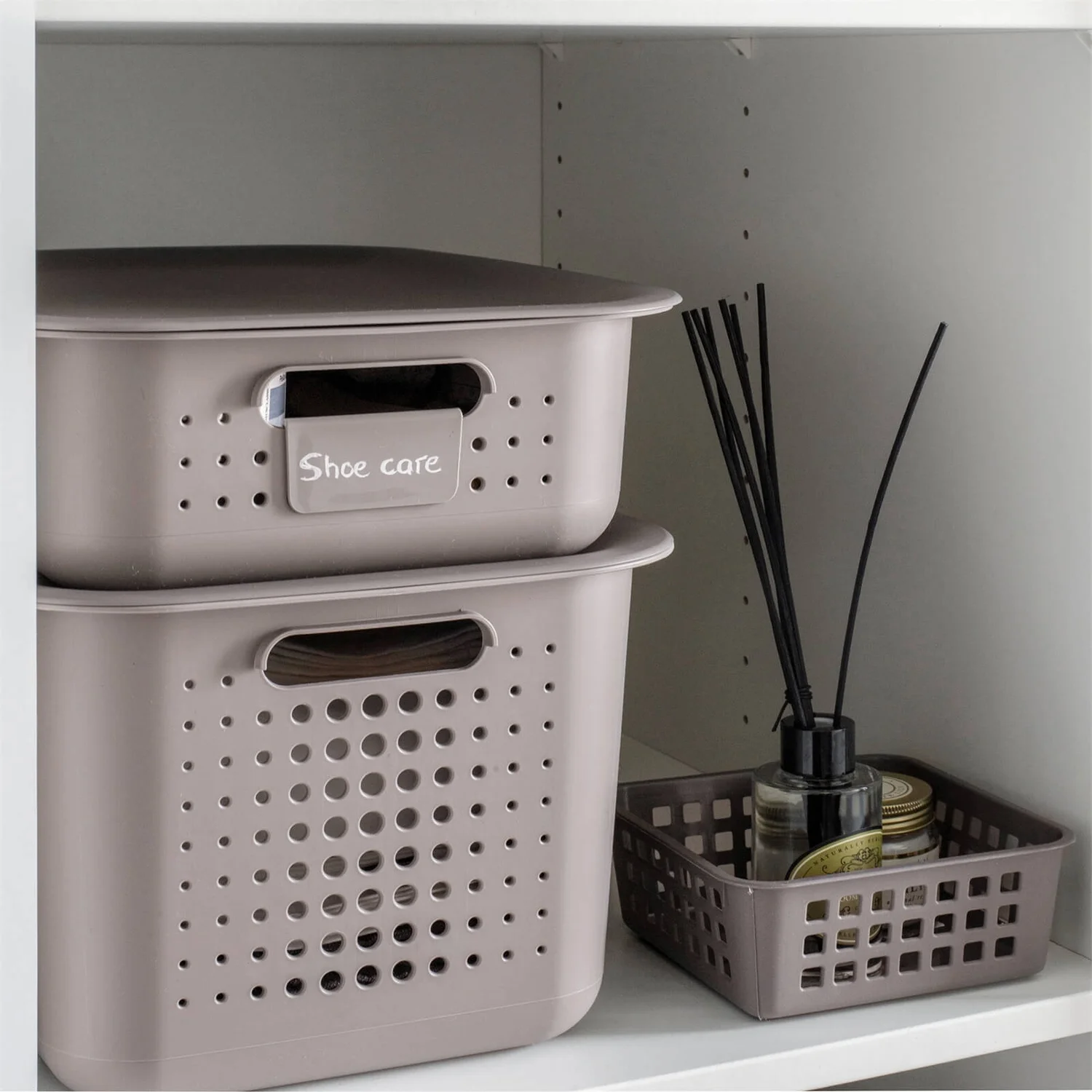 Smartstore 6L Wardrobe Basket - Taupe - Image 5