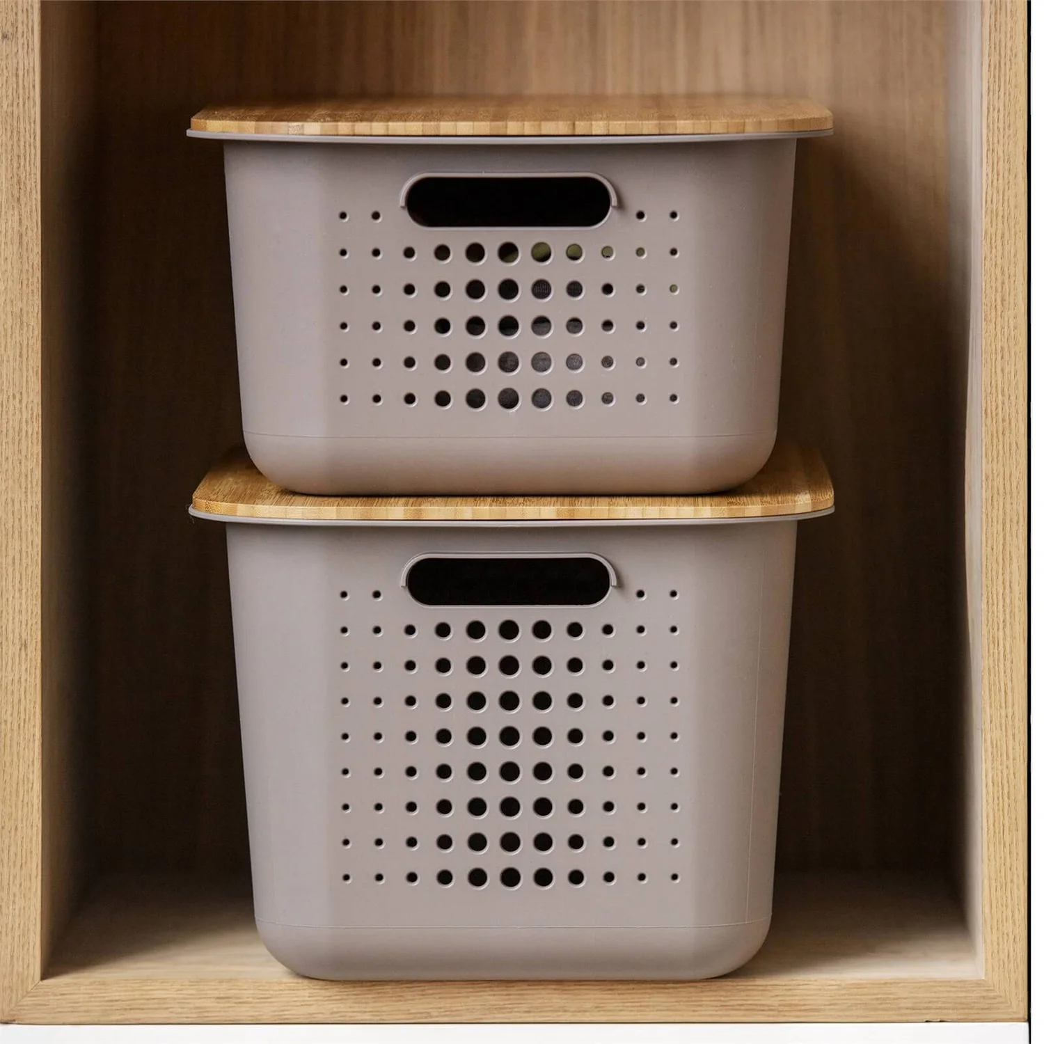 Smartstore 13L Wardrobe Basket - Taupe - Image 2