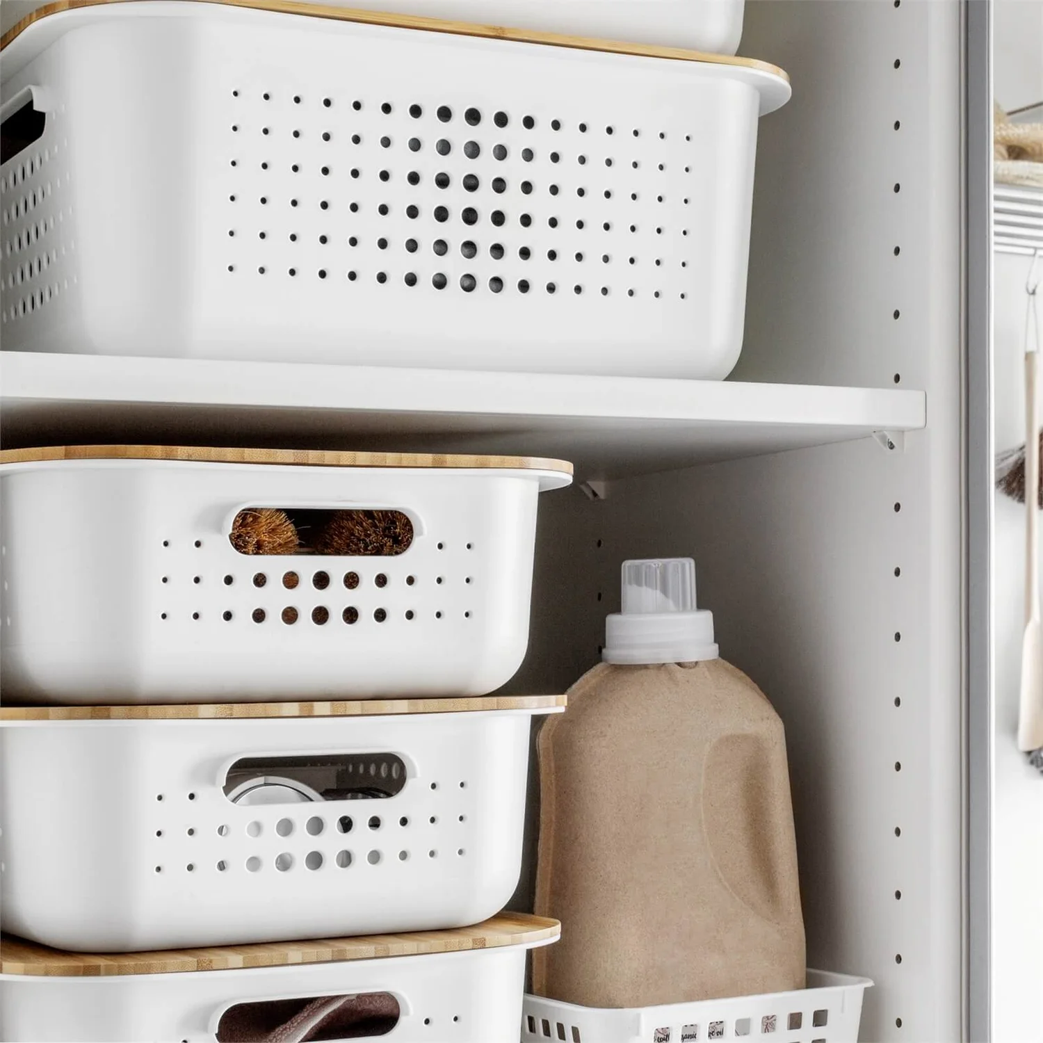 Smartstore 6L Wardrobe Basket - White - Image 4