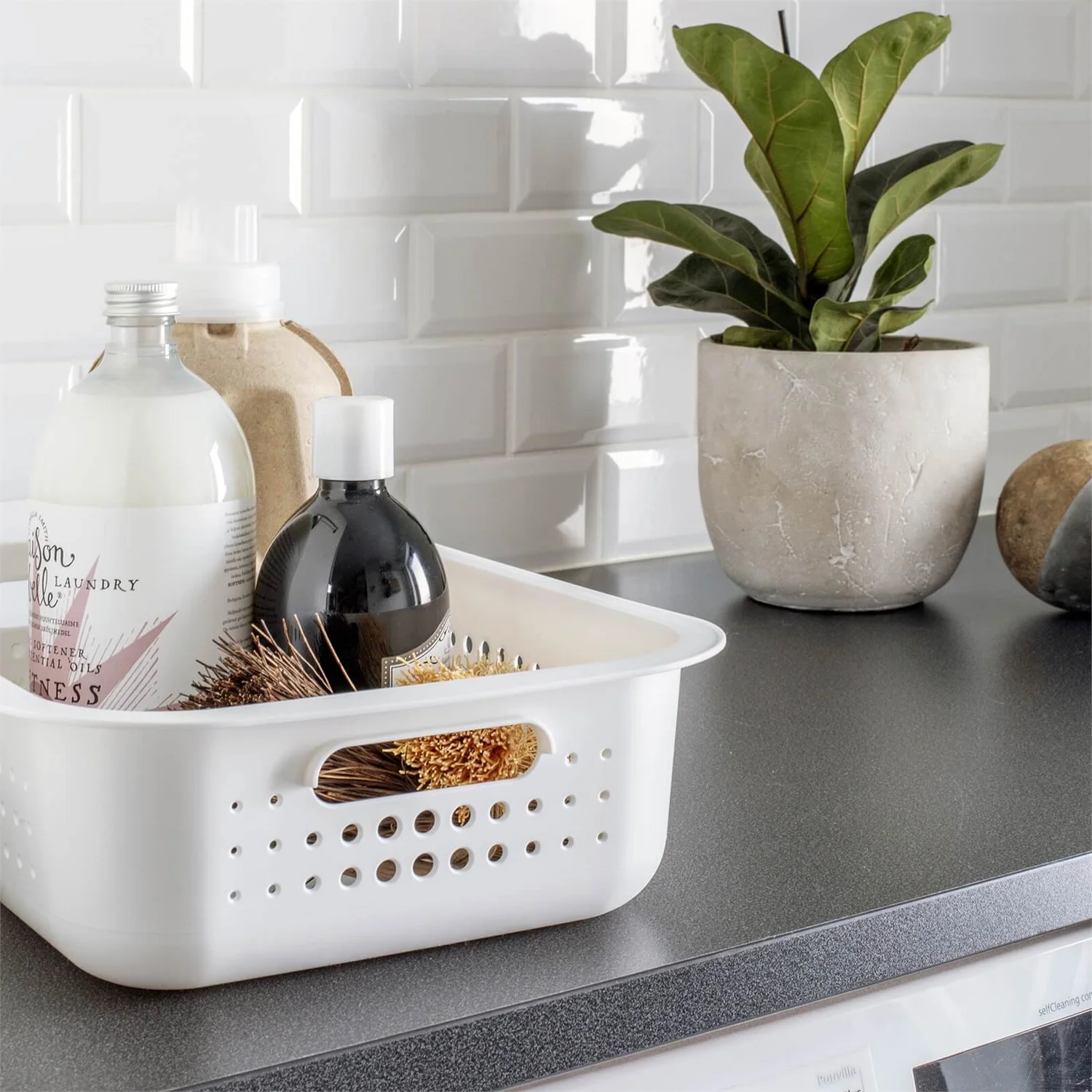 Smartstore 6L Wardrobe Basket - White - Image 5