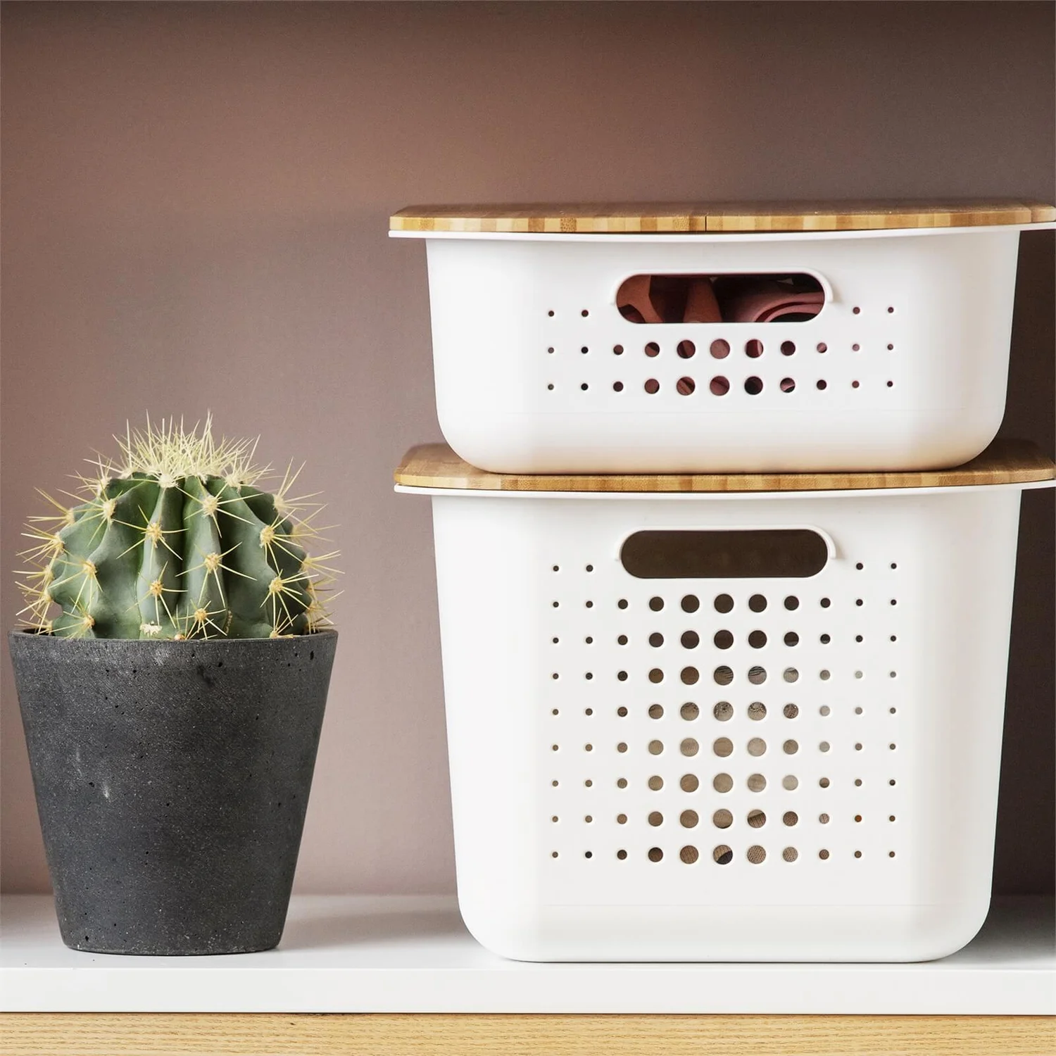 Smartstore 13L Wardrobe Basket - White - Image 3