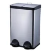 2X30 LITRES PEDAL BIN MATT