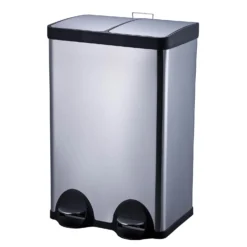 2X30 LITRES PEDAL BIN MATT