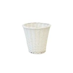 Willow Waste Paper Bin - White - 6L