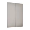 Classic 2 Door Sliding Wardrobe Kit Cashmere Panel (W)1185 X (H)2260mm
