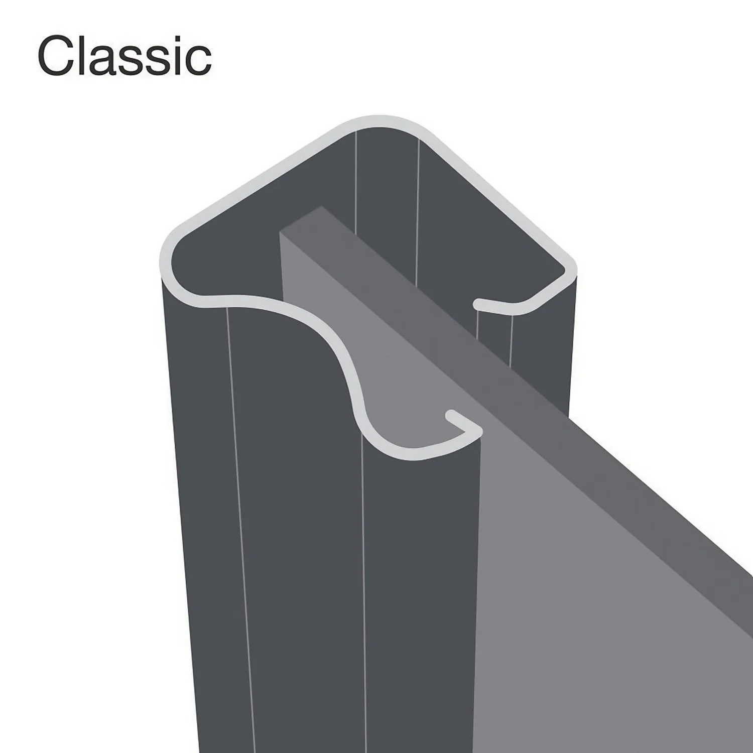 Classic 3 Door Sliding Wardrobe Kit Cashmere Panel (W)1760 X (H)2260mm - Image 3