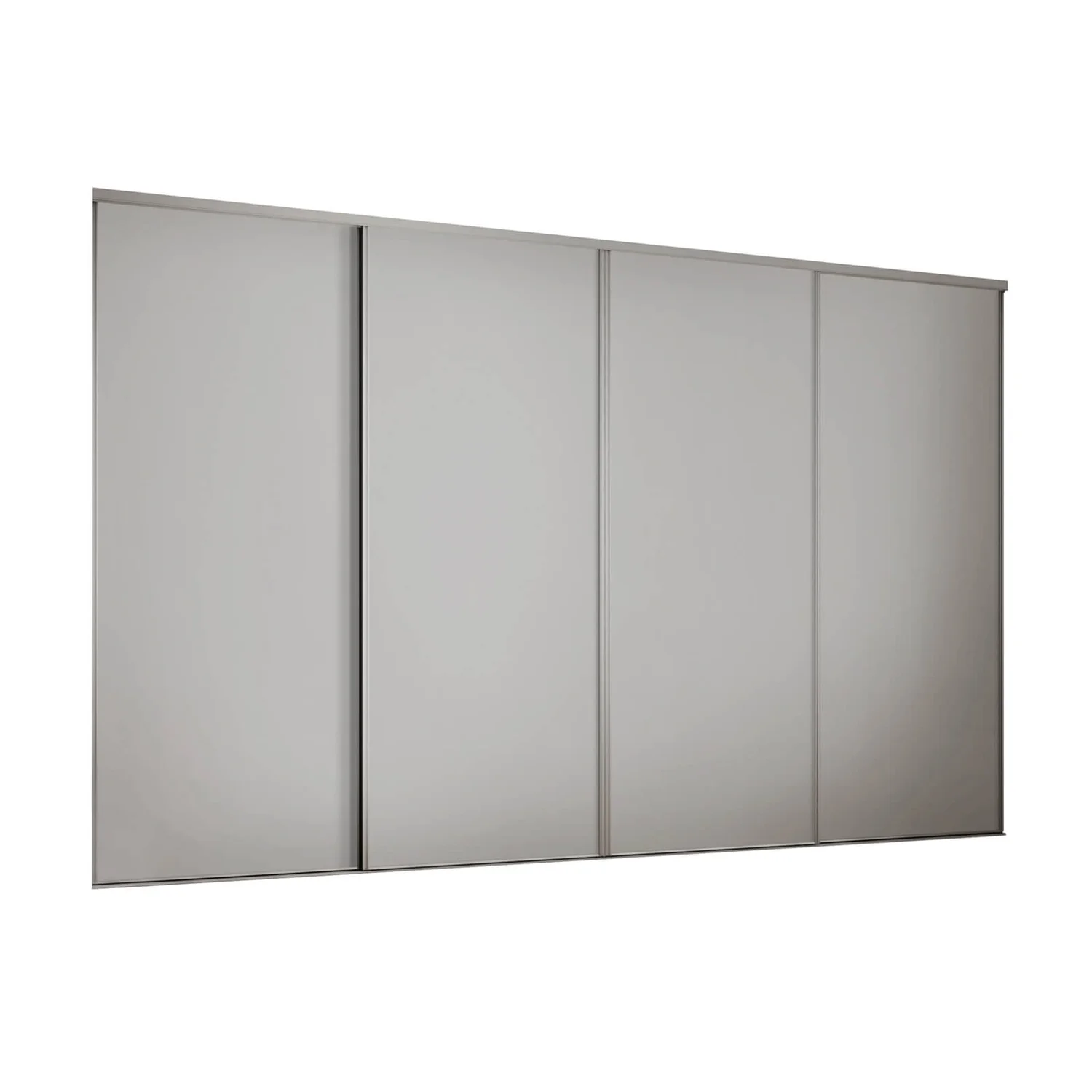 Classic 4 Door Sliding Wardrobe Kit Dove Grey Panel (W)2978 X (H)2260mm
