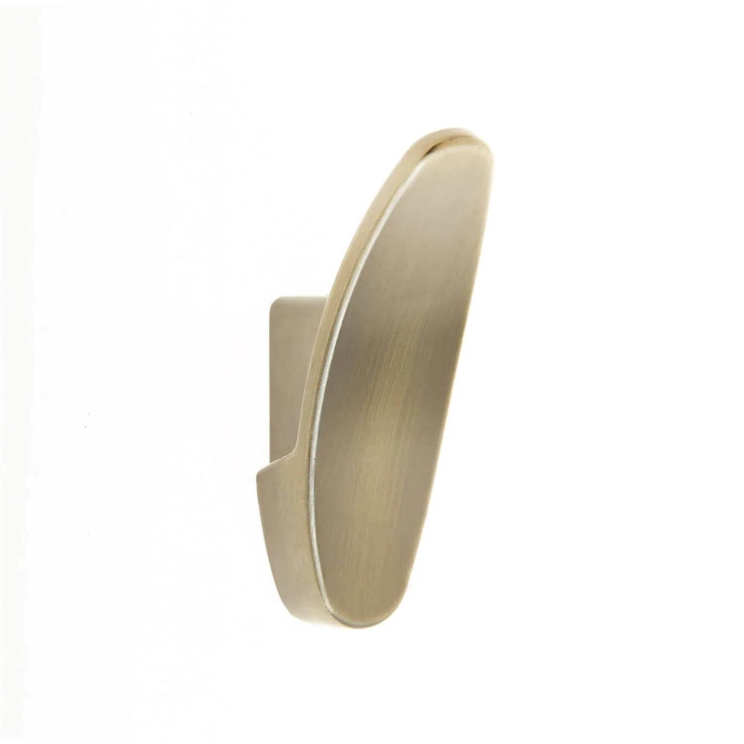 Round Switch Hook - Antique Brass