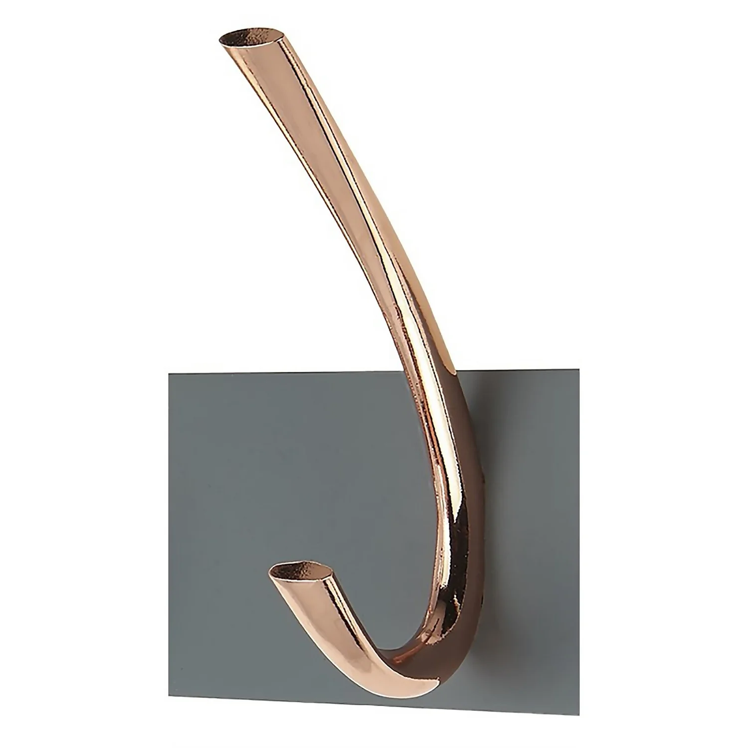 4 Large Rib Copper Hook On Slate Grey Bloc Board - Image 4