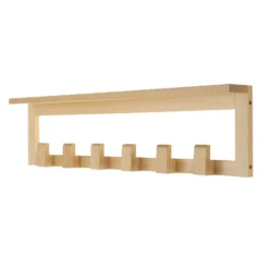 6 Beech Hook Shelf Combo