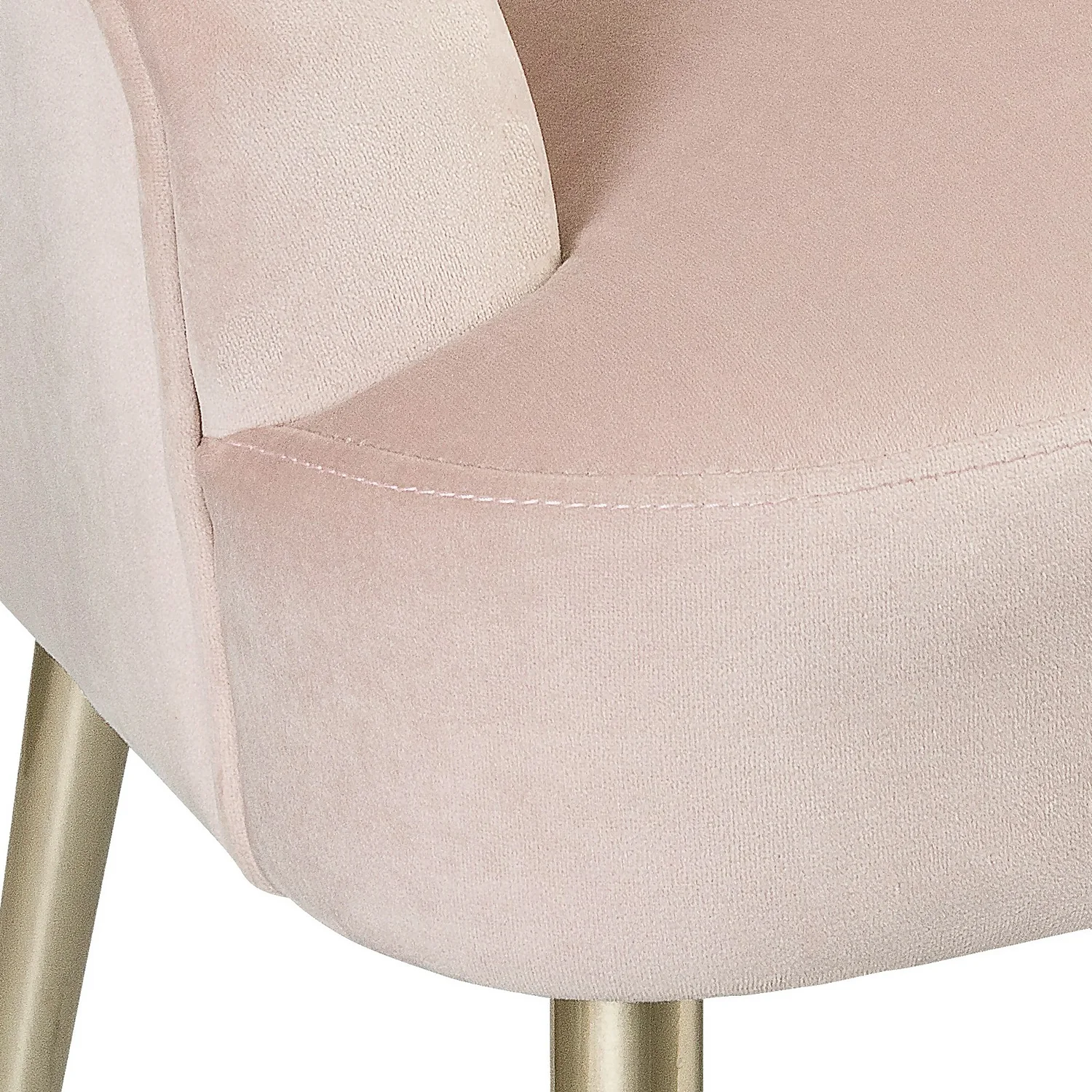 Sophia Scallop Occasional Sofa - Blush - Image 6