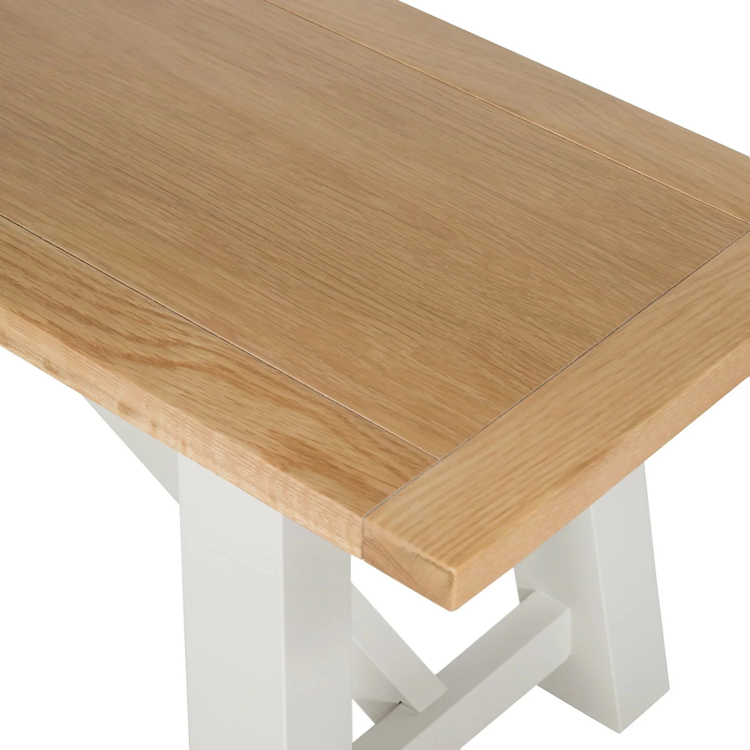 Ashstead Bench - Oak & Ivory - Image 7