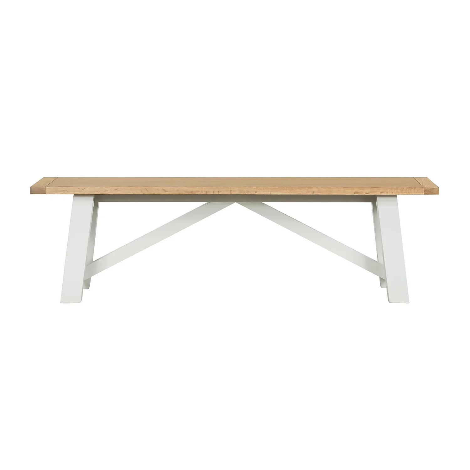 Ashstead Bench - Oak & Ivory - Image 3
