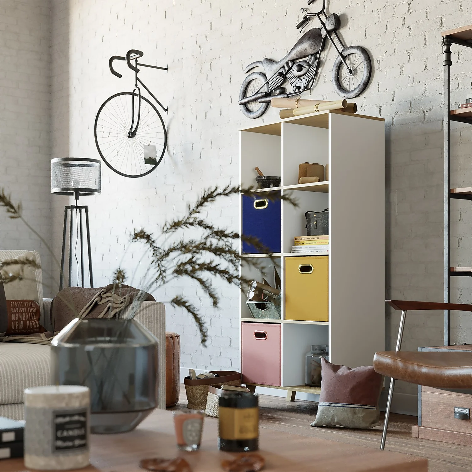 Clever Cube Woven Insert - Navy - Image 2