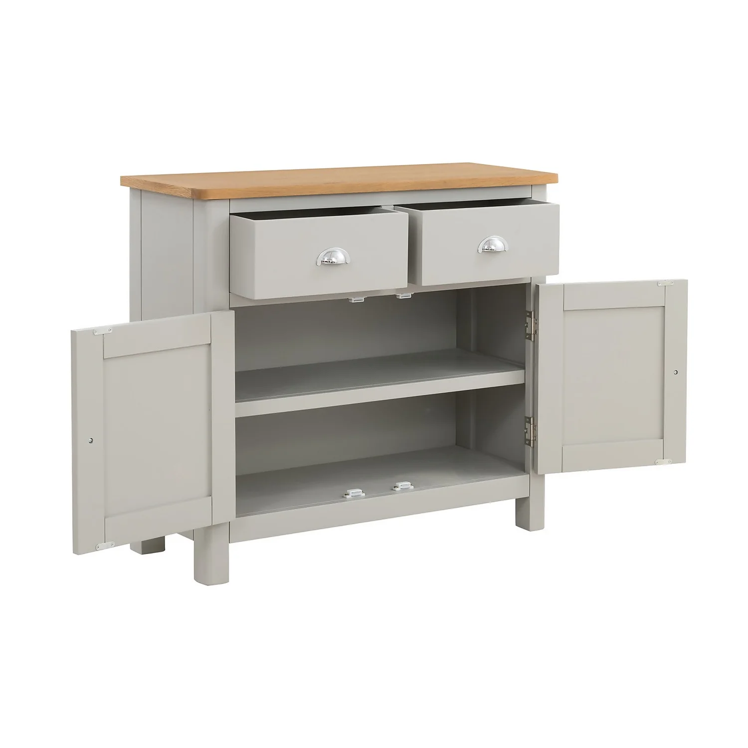 Norbury Small Sideboard - Grey - Image 5