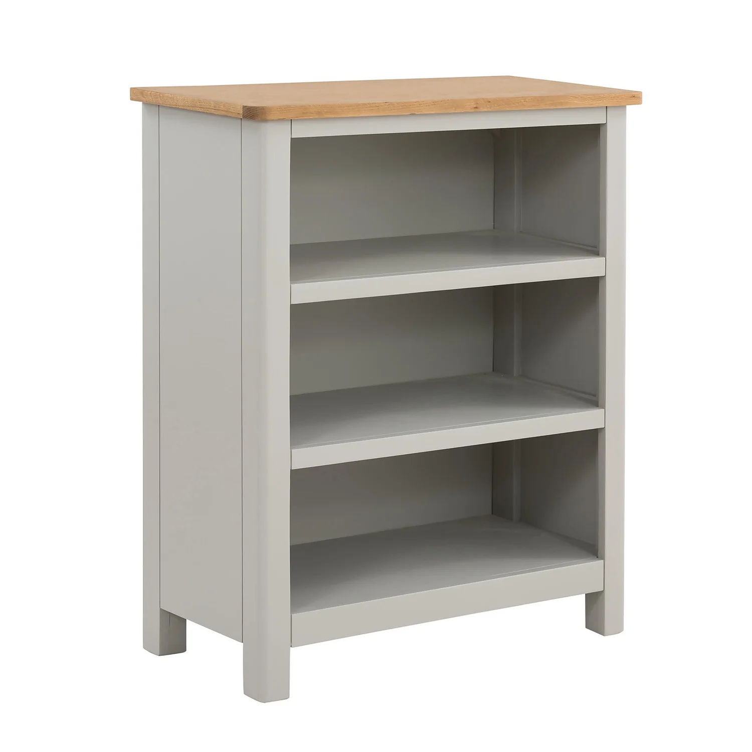 Norbury Low Bookcase - Grey