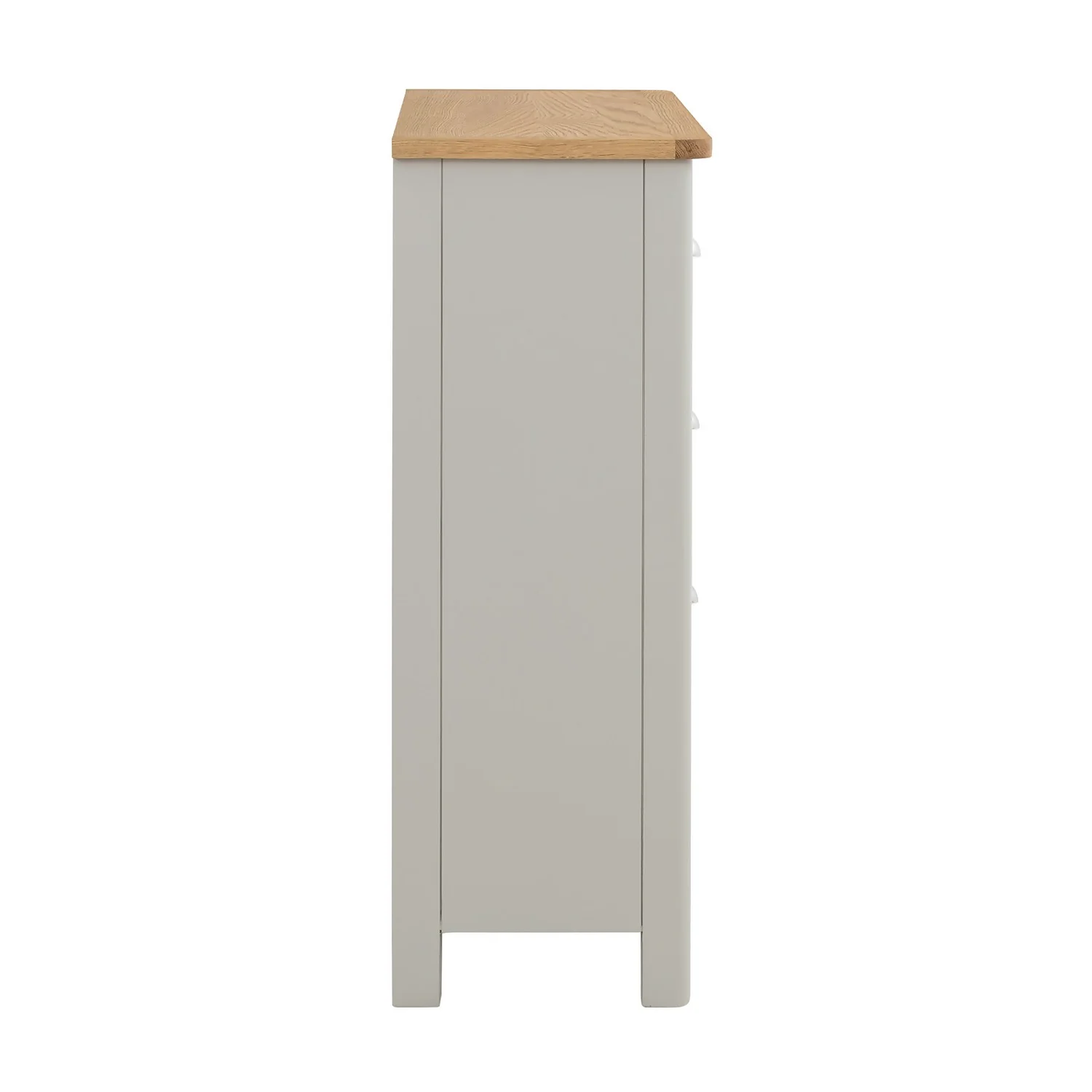 Norbury 5 Drawer Chest - Grey - Image 5