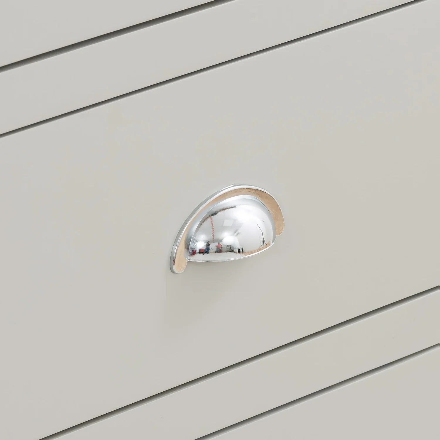 Norbury 5 Drawer Chest - Grey - Image 7