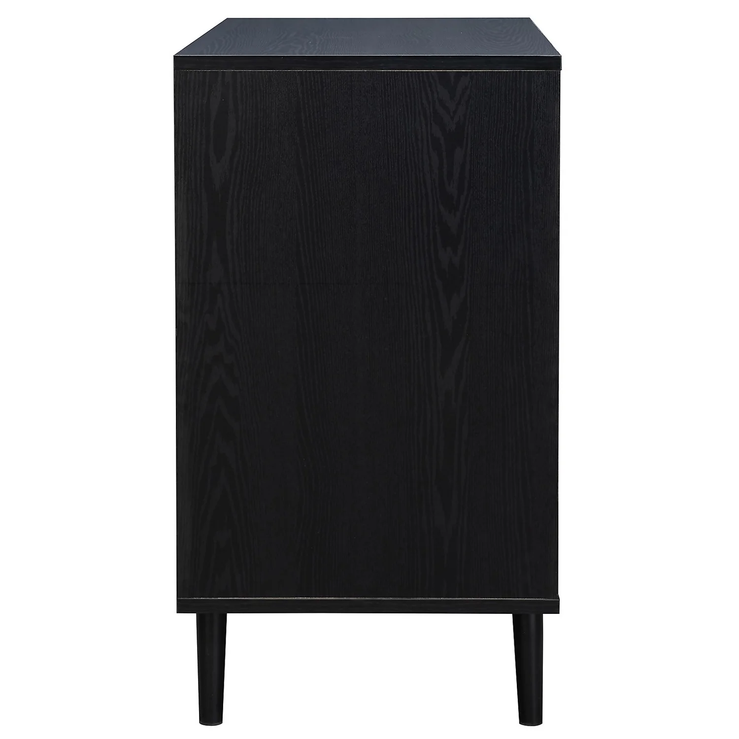 Kubu Rattan 3 Drawer Chest - Black - Image 5