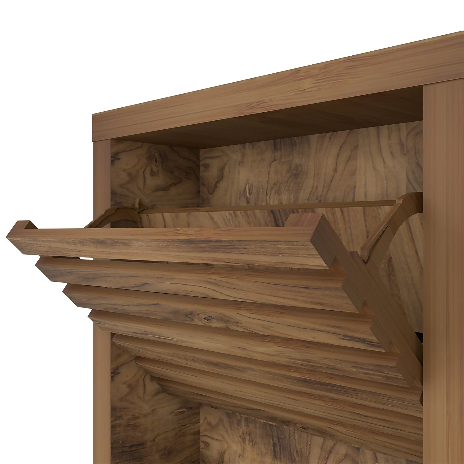Erik Slatted Shoe Storage Unit - Image 6