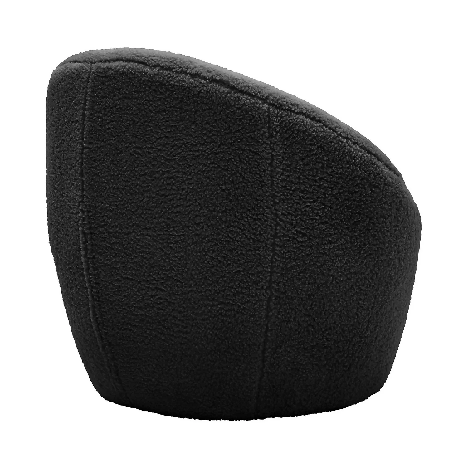 Bernie Boucle Chunky Tub Chair - Black - Image 4