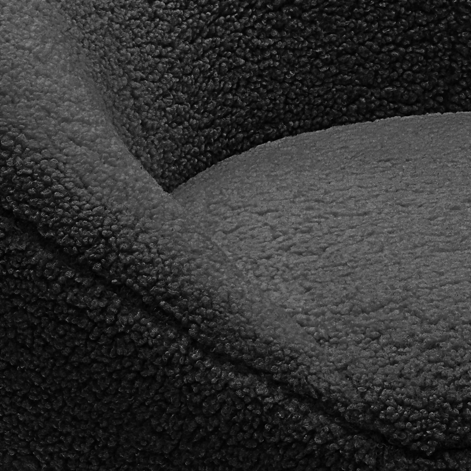 Bernie Boucle Chunky Tub Chair - Black - Image 6