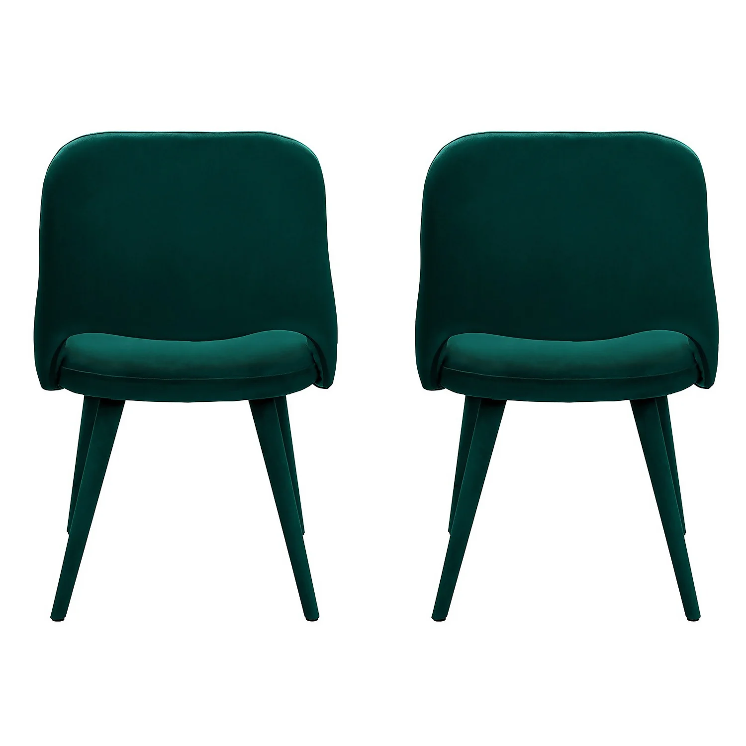 Oliver Upholstered Dining Chairs - Set Of 2 - Emerald - Image 2