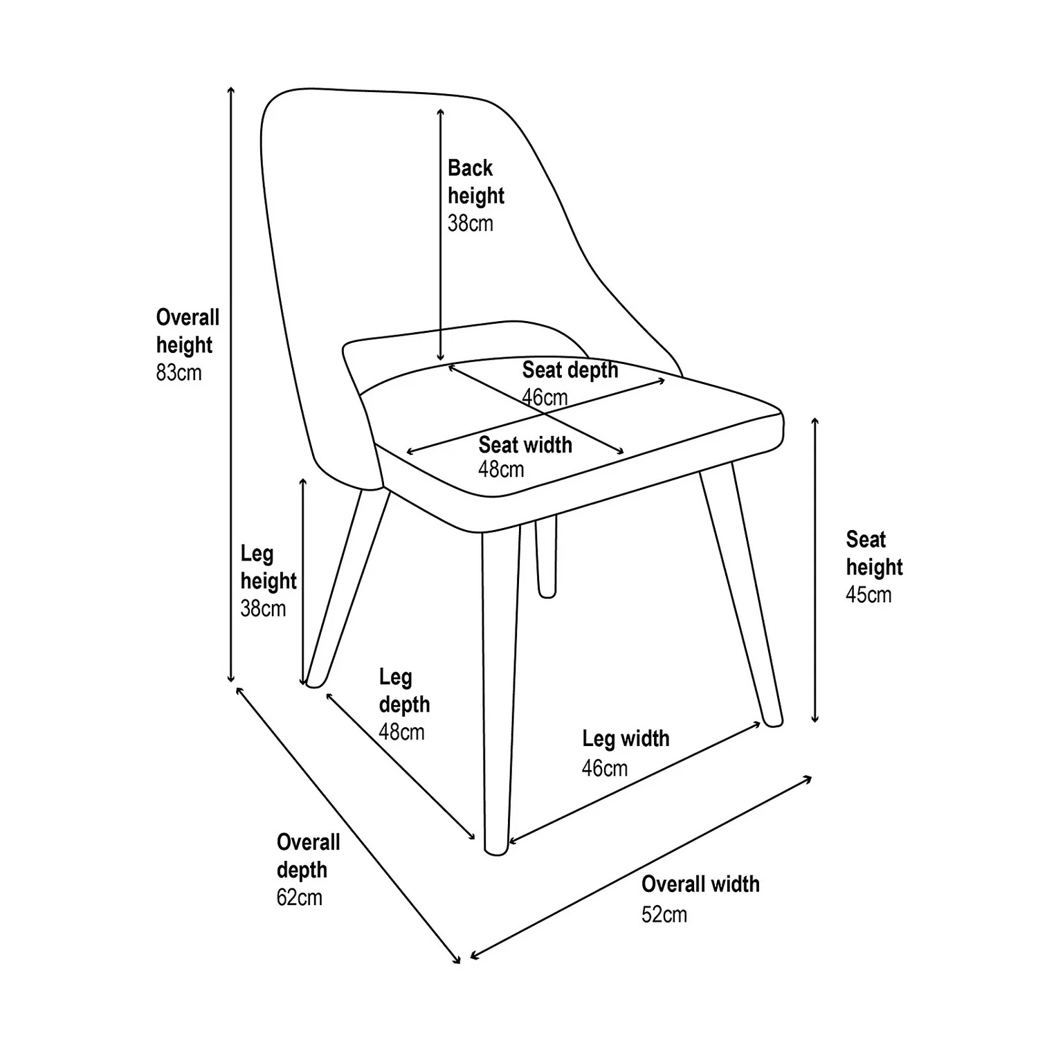 Oliver Upholstered Dining Chairs - Set Of 2 - Emerald - Image 6
