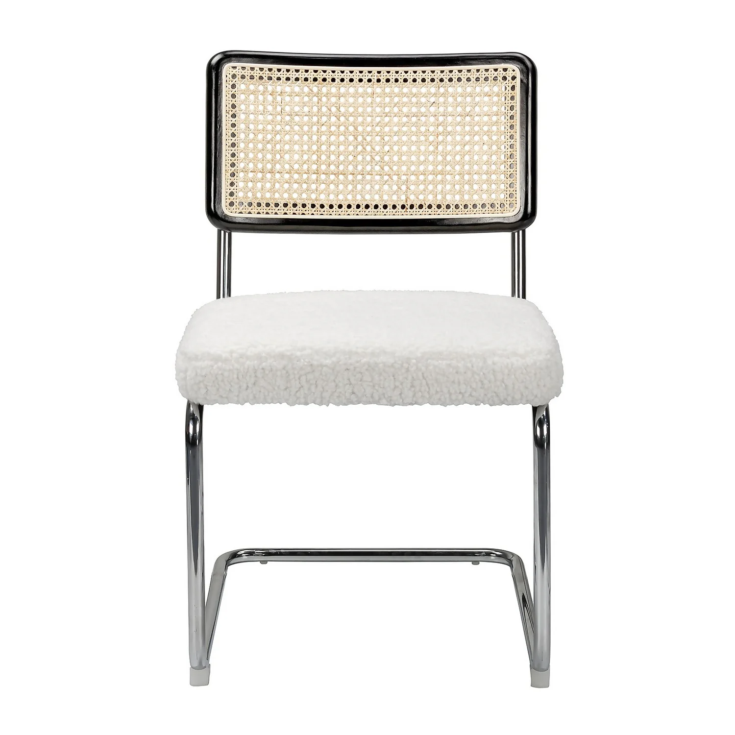 Rory Rattan Back Dining Chair - Set Of 2 - Cream - Image 3