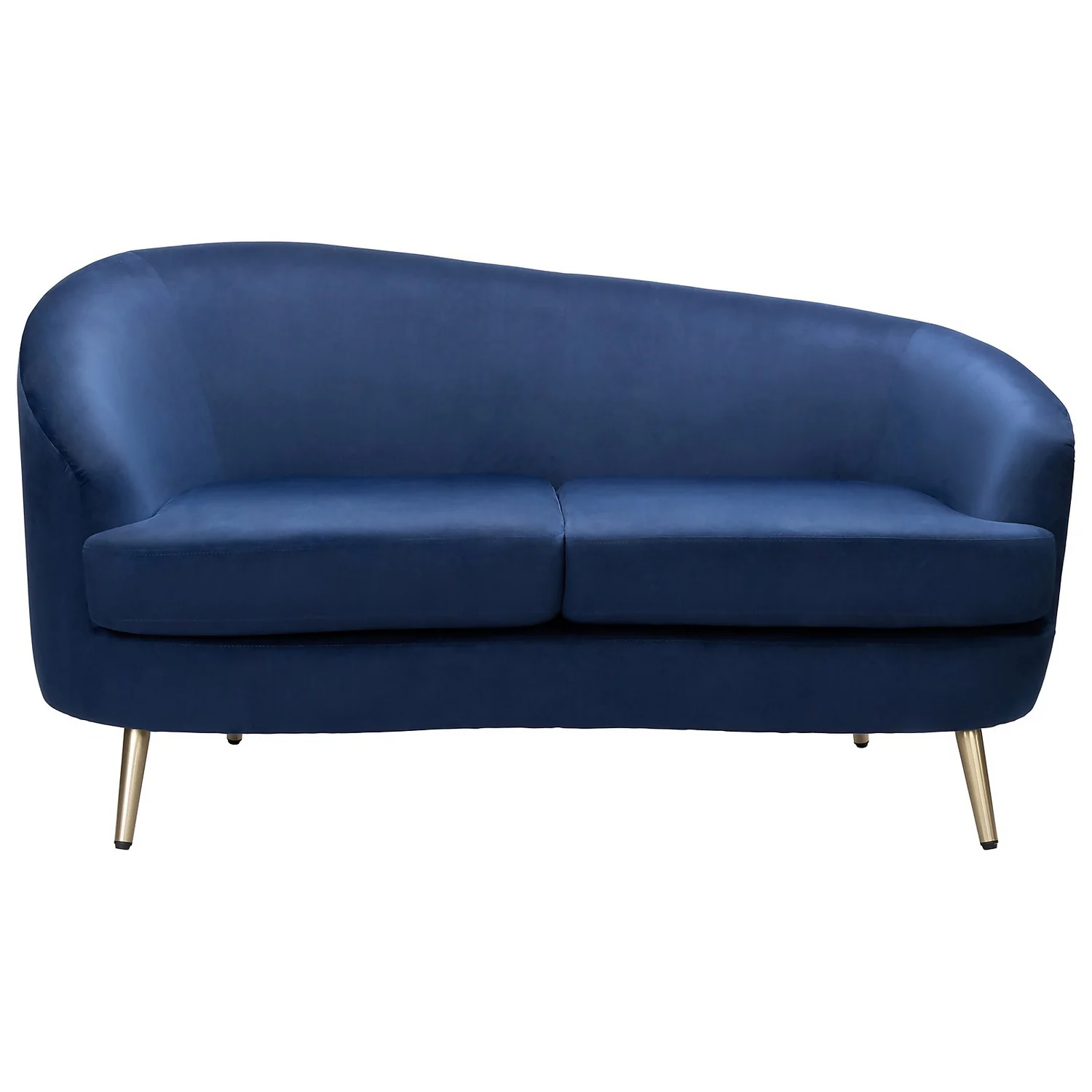 Lucie Asymmetric 2 Seater Sofa - Midnight - Image 4