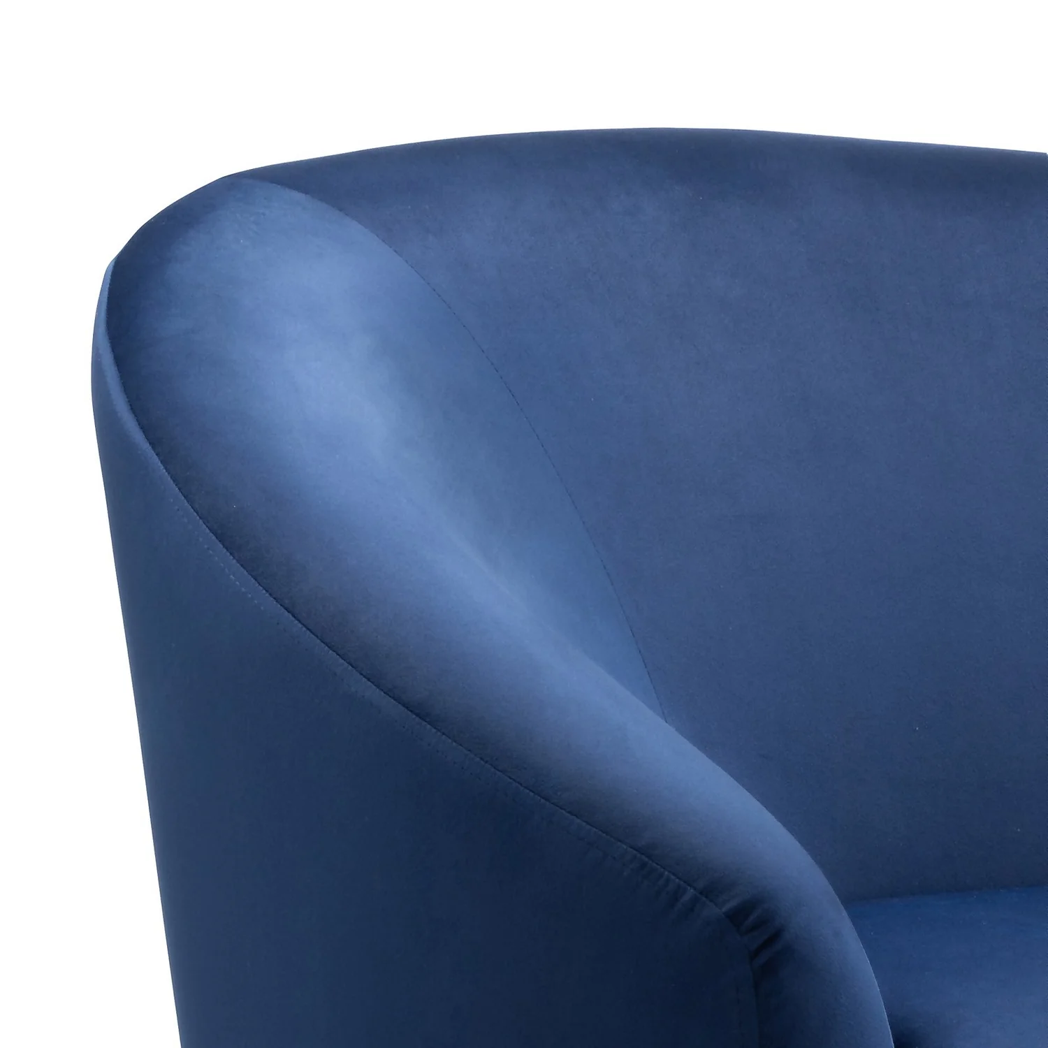 Lucie Asymmetric 2 Seater Sofa - Midnight - Image 6