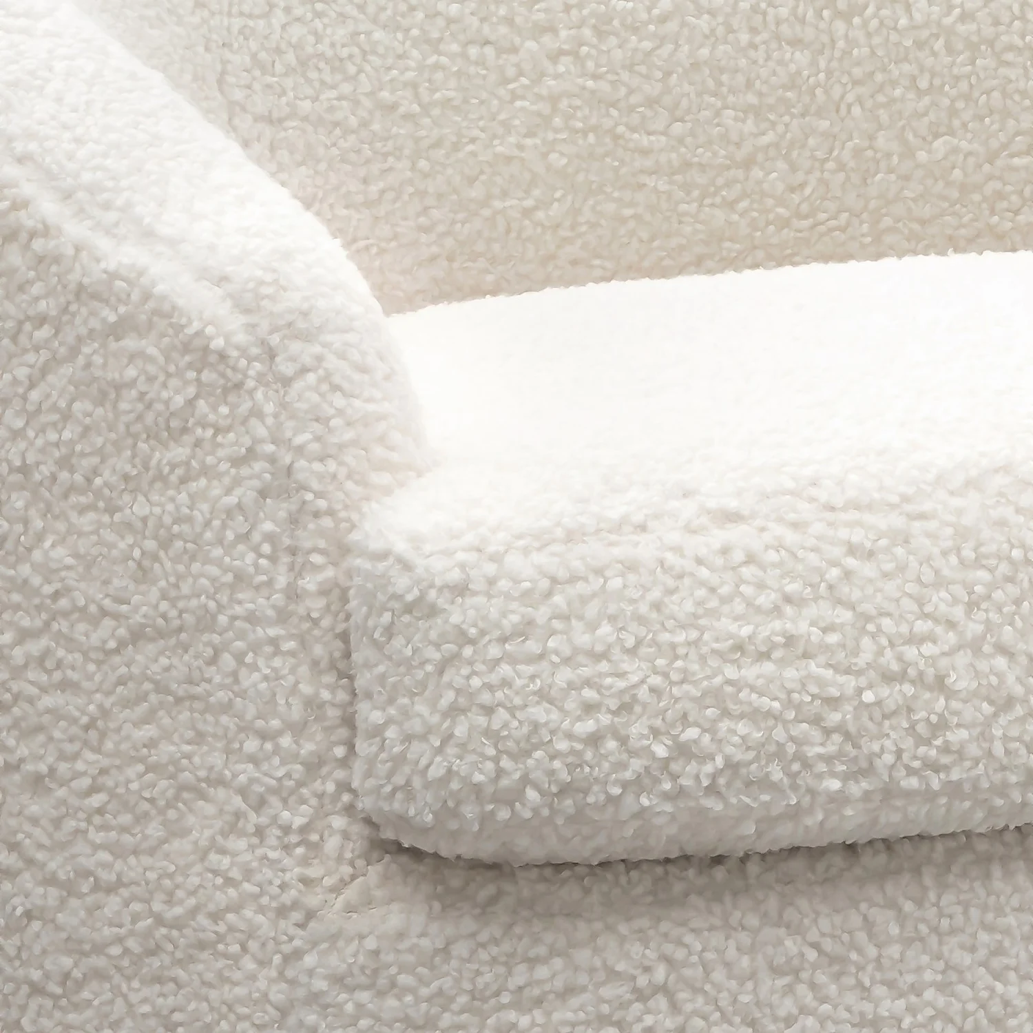 Lucie Asymmetric 2 Seater Sofa - Boucle - Image 6