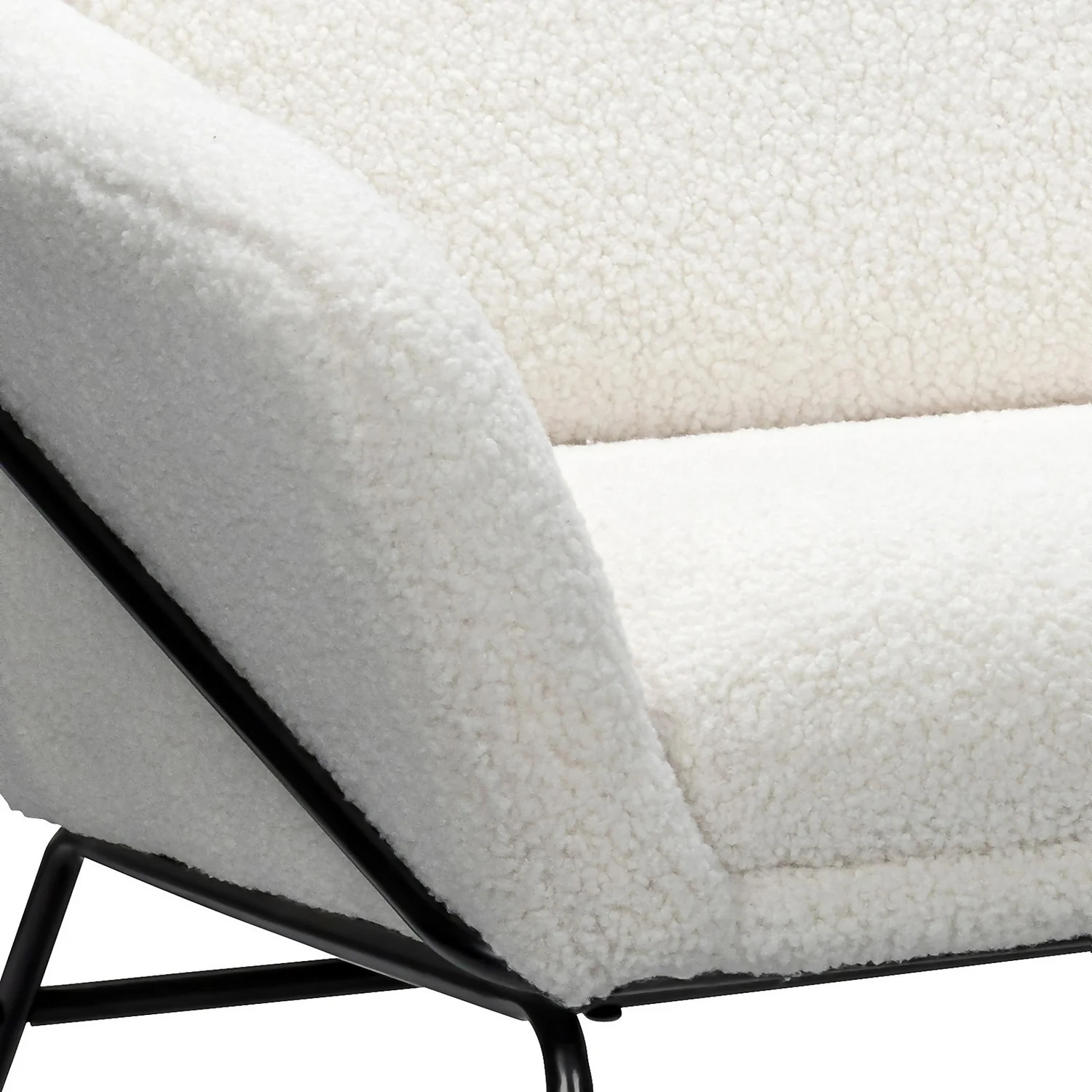 Evelyn Metal Frame Chair - Boucle - Image 6