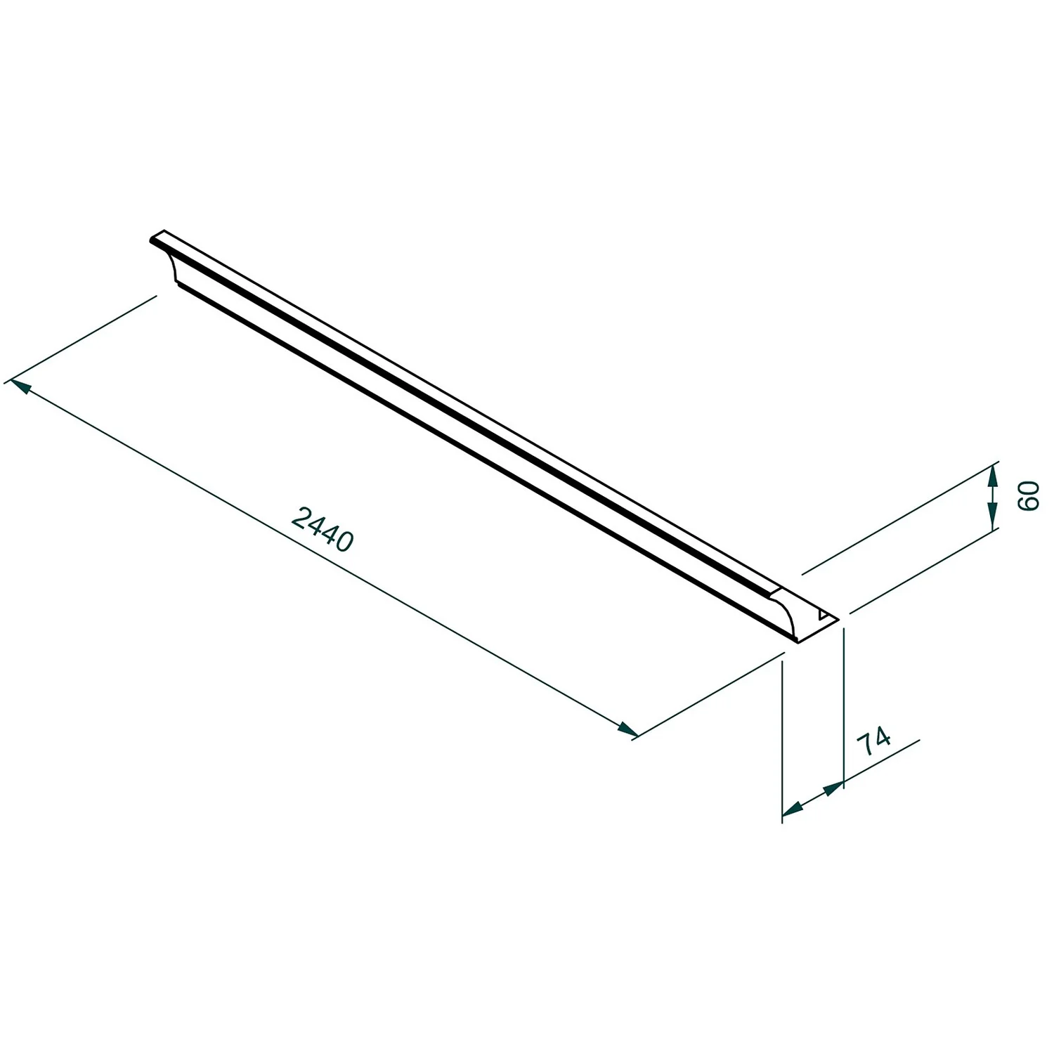 House Beautiful Cornice, Realm - Matt Grey - Image 3