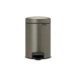 Brabantia NewIcon Pedal Bin - 3L - Platinum