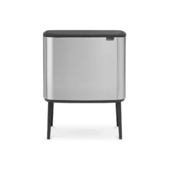 Brabantia Bo Touch Bin, 36L, Matt Steel Fingerprint Proof