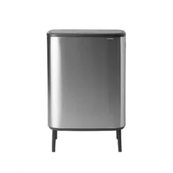Brabantia Bo Touch Bin Hi, 60L, Matt Steel Fingerprint Proof