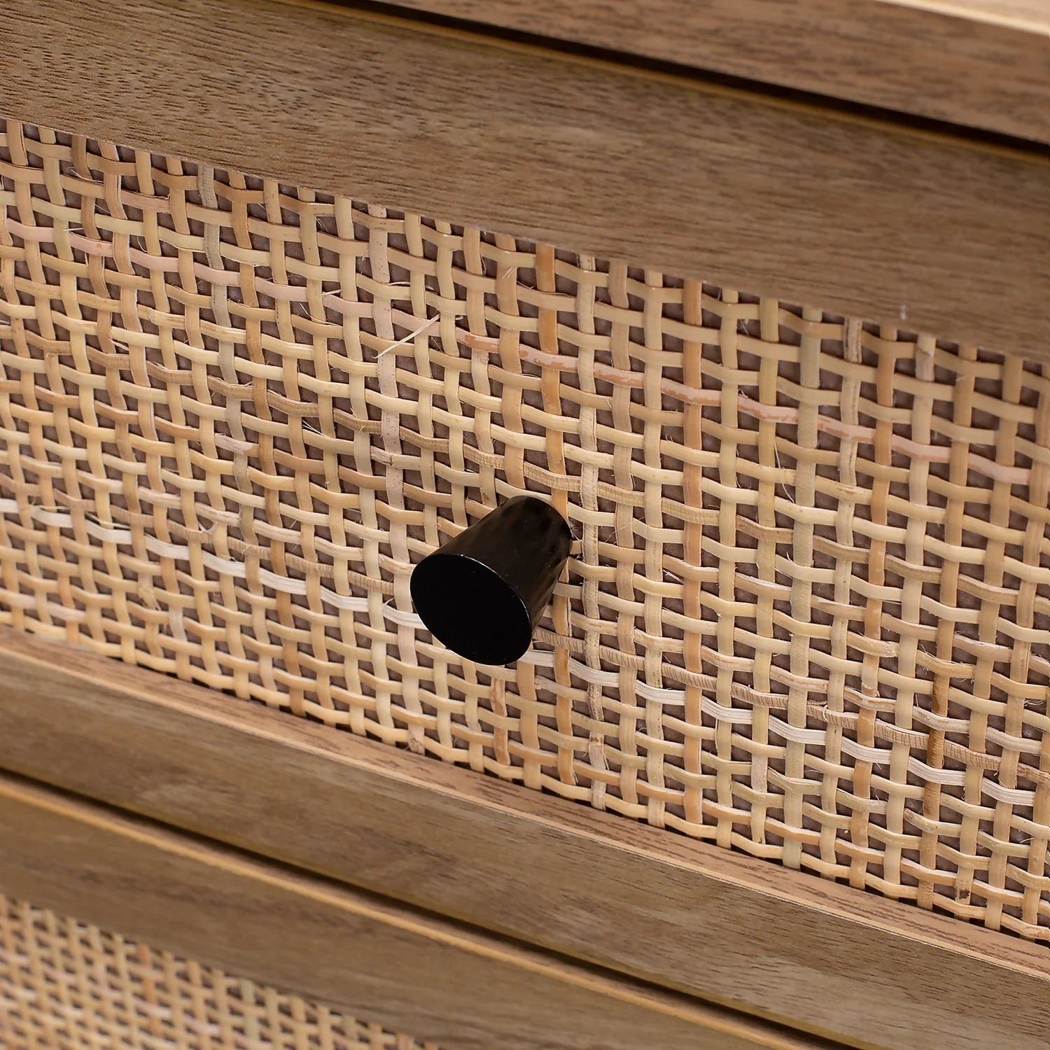 Kubu Rattan 5 Drawer Tallboy - Image 8